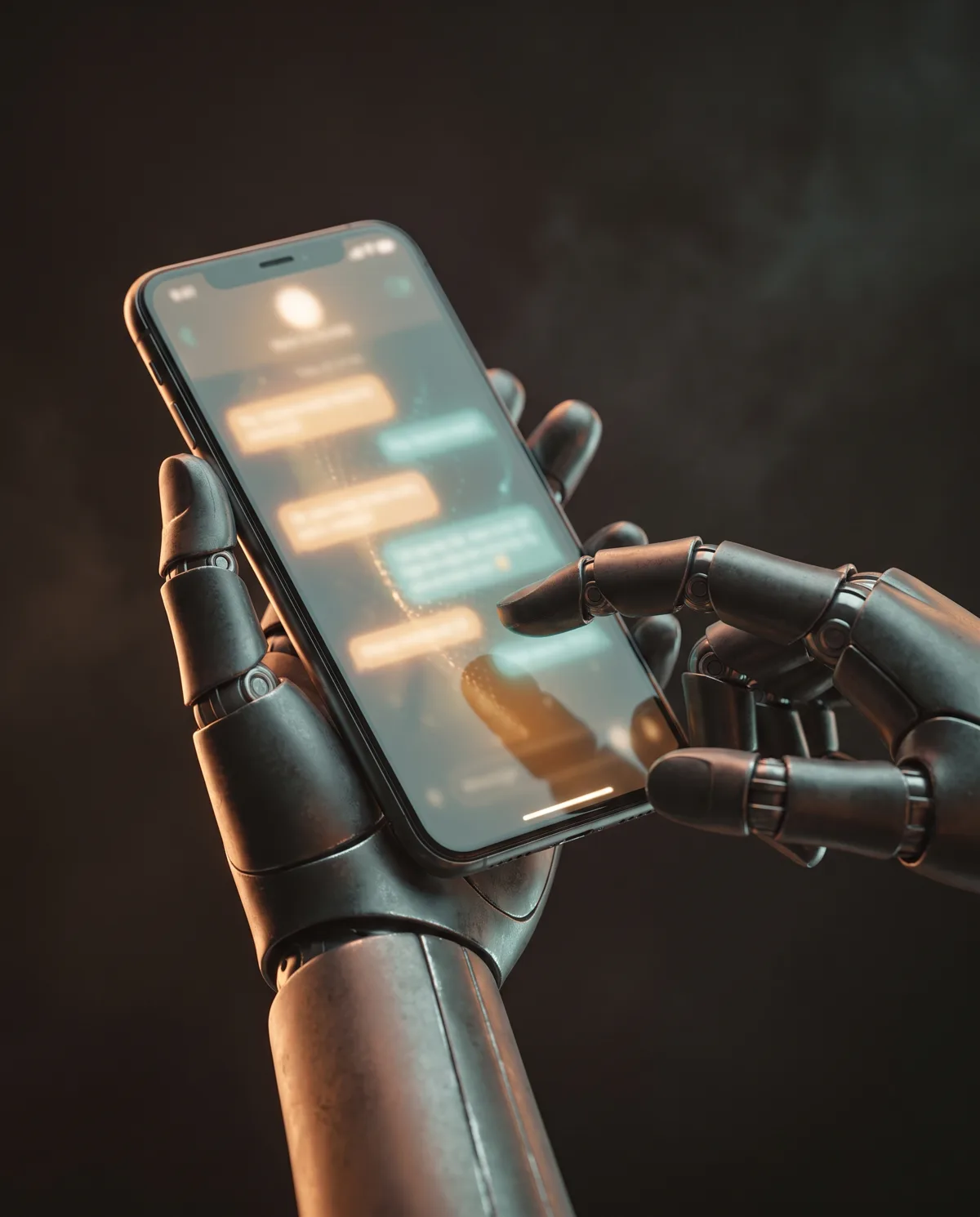 IA da TecnoAtende conduzindo uma conversa de atendimento no WhatsApp